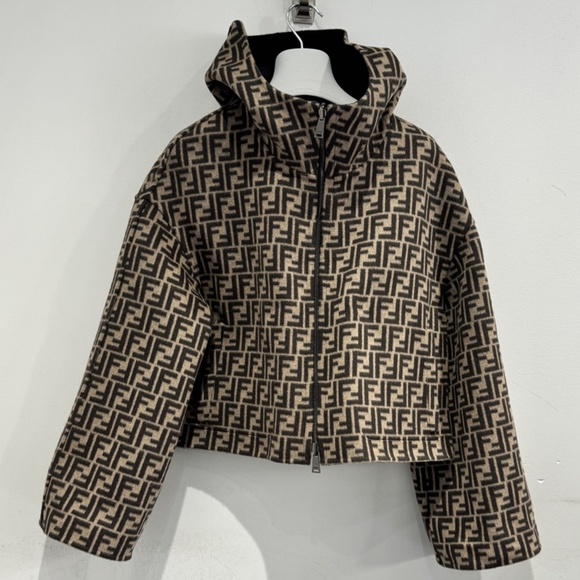 Fendi Reversible Hooded Wool Jacket - Picture 4 of 12